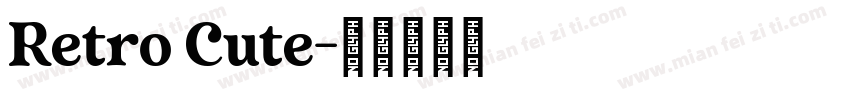 Retro Cute字体转换